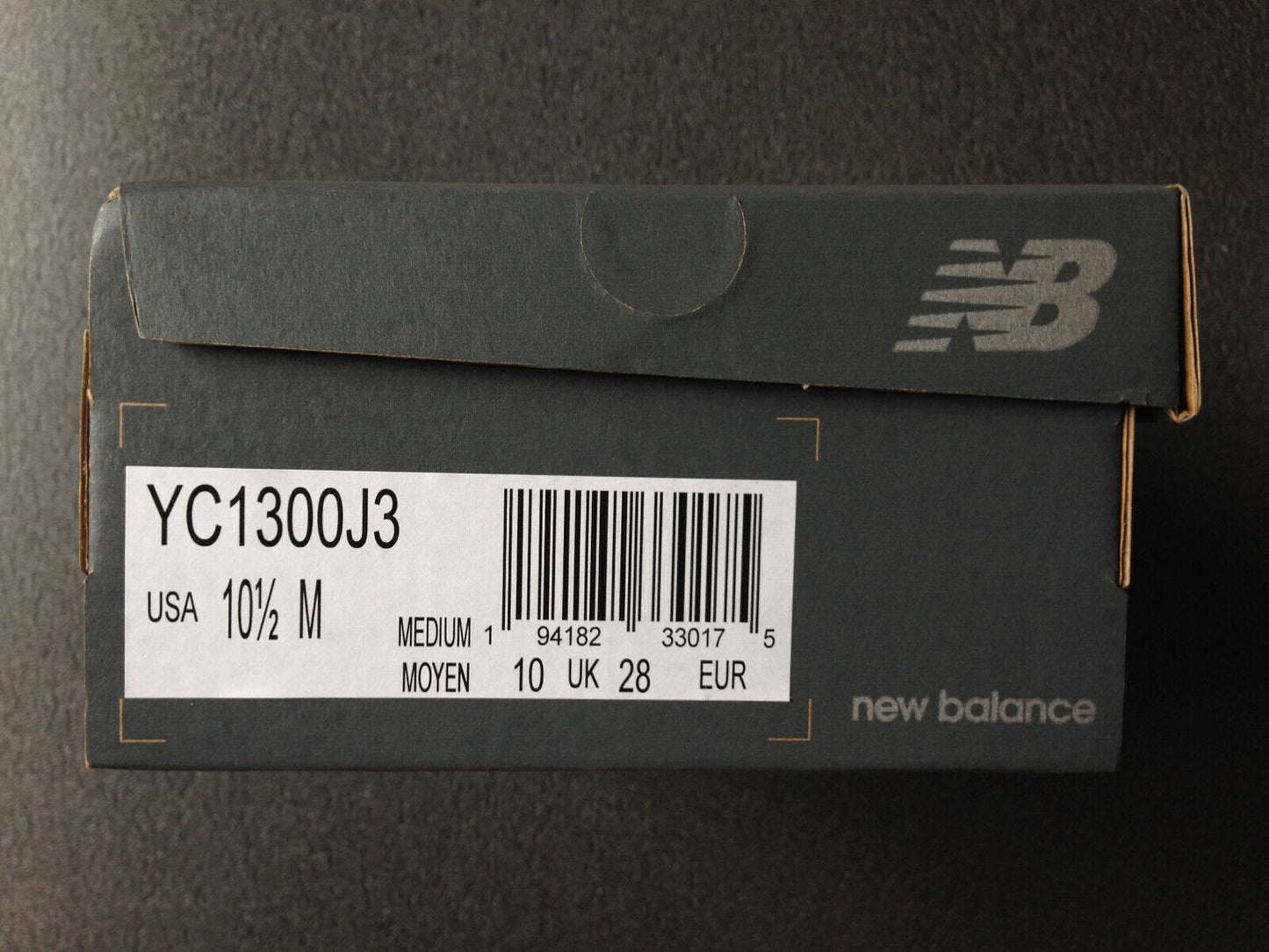 New Balance YC1300J3 1300 vintage colourway new kids size US 10,5 UK 10 EUR 28