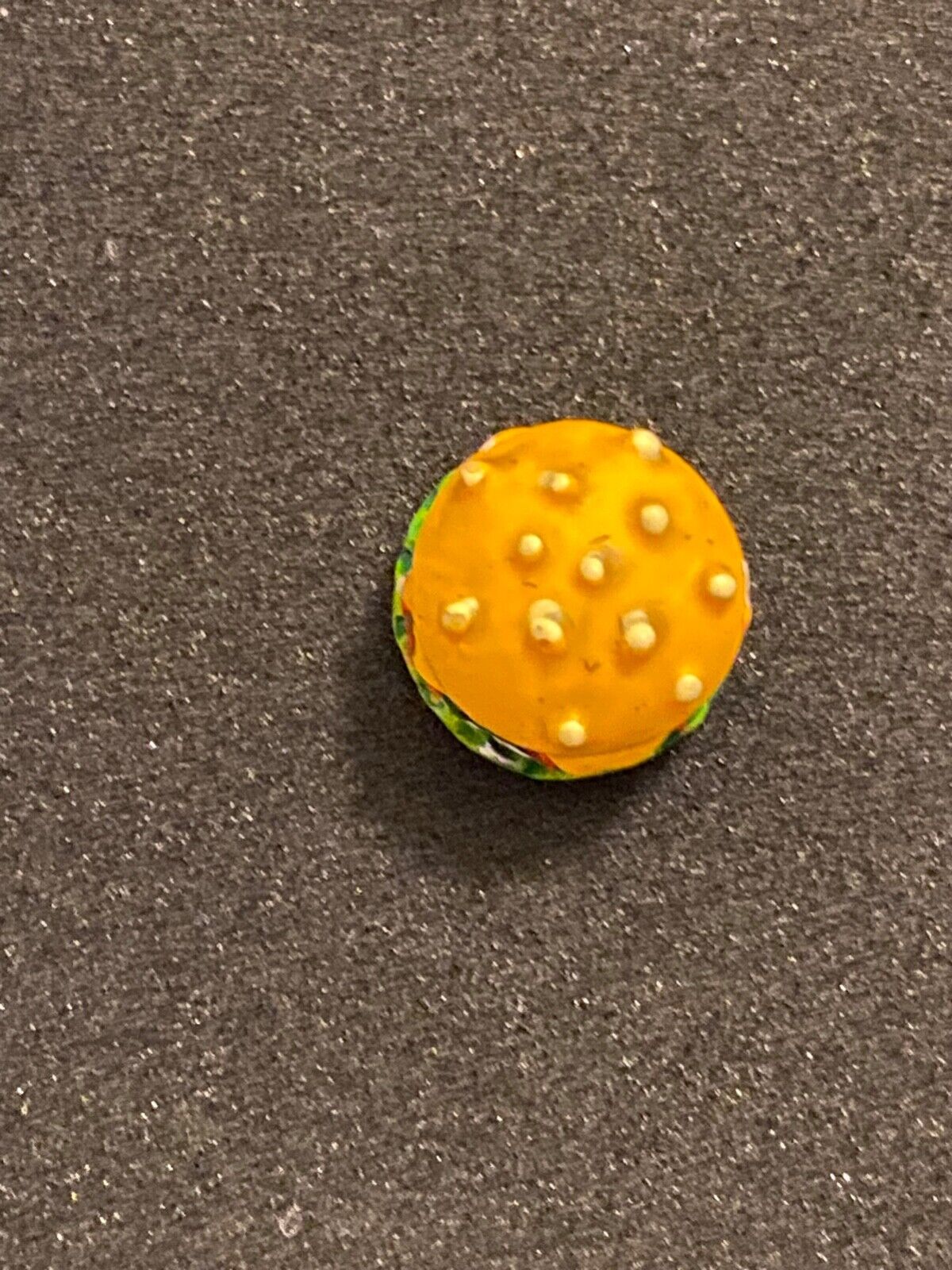 Hamburger / Cheeseburger Kunststoff Ø ca. 1,5 cm Diorama Maßstab ca. 1:10 / 1:12