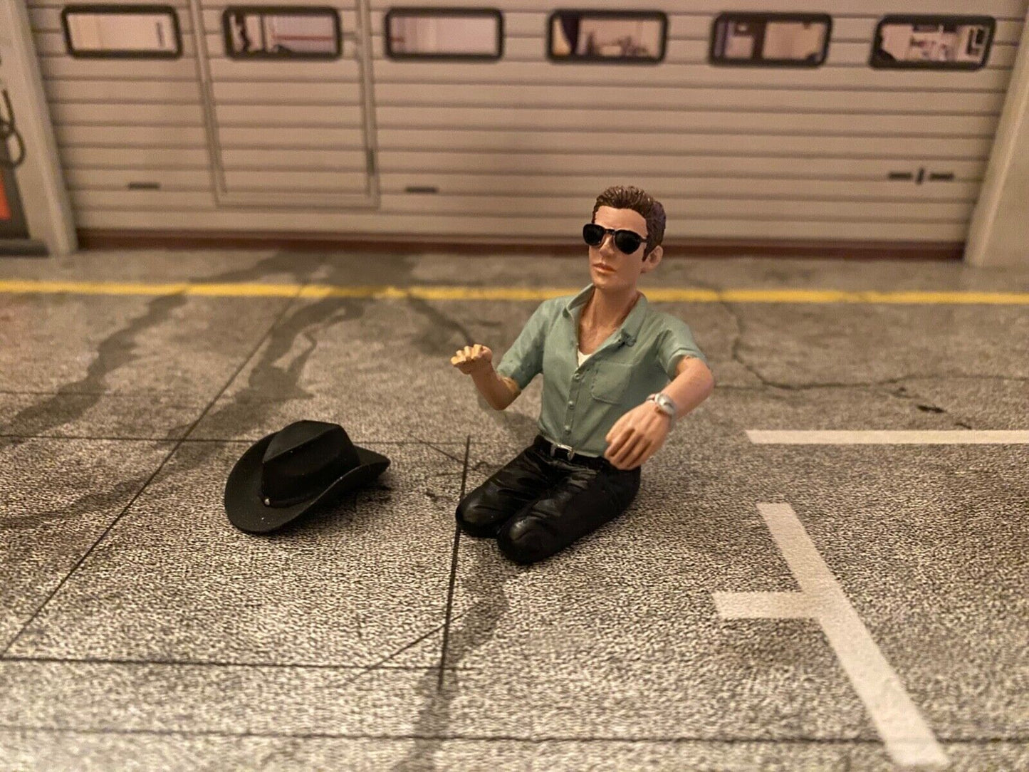 Cowboy Fahrer Figur Driver Figure Fahrerfigur Trucker für Lkw Truck Vers. A 1:18