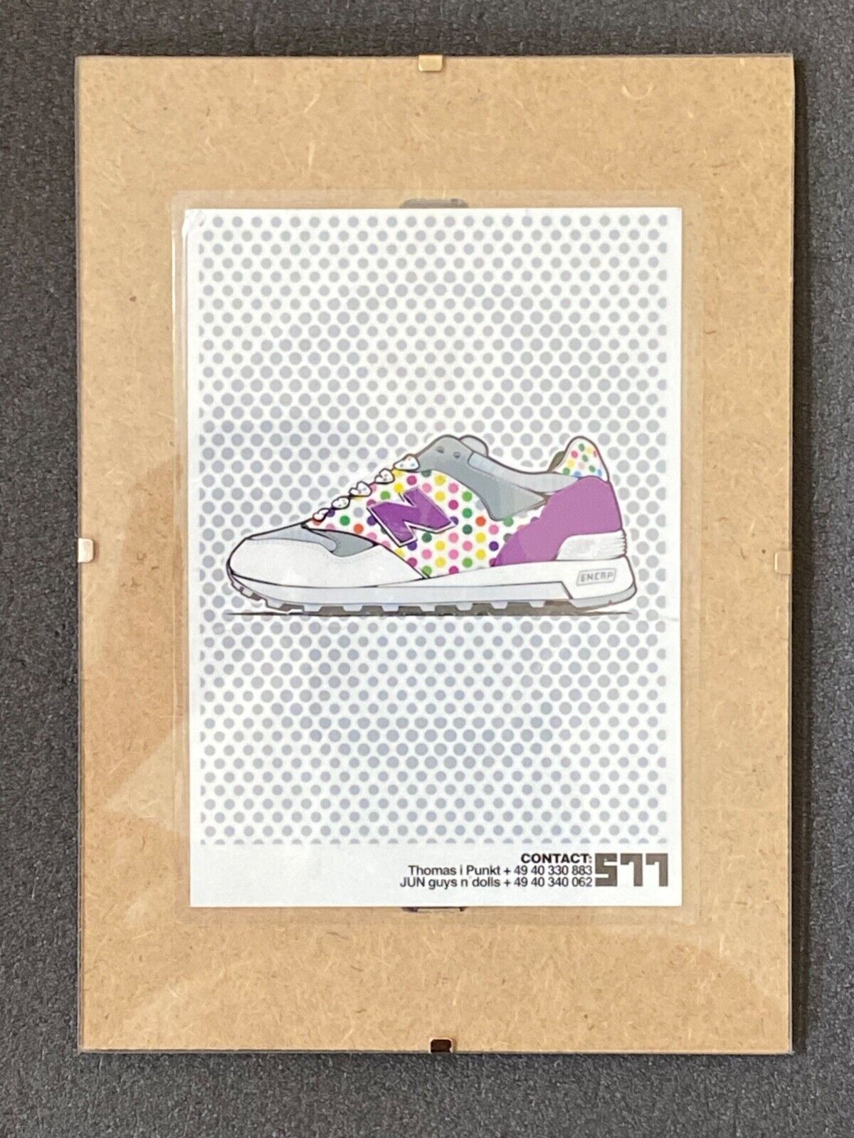 Box & Postcard for New Balance 577 Thomas i Punkt M577WHT -EMPTY BOX & POSTCARD-