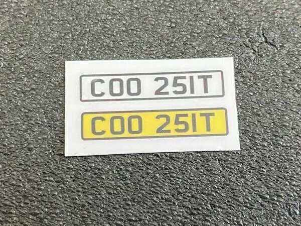 Kennzeichen COO 251T für Ford Capri 3.0 S Die Profis The Professionals "B" 1:18