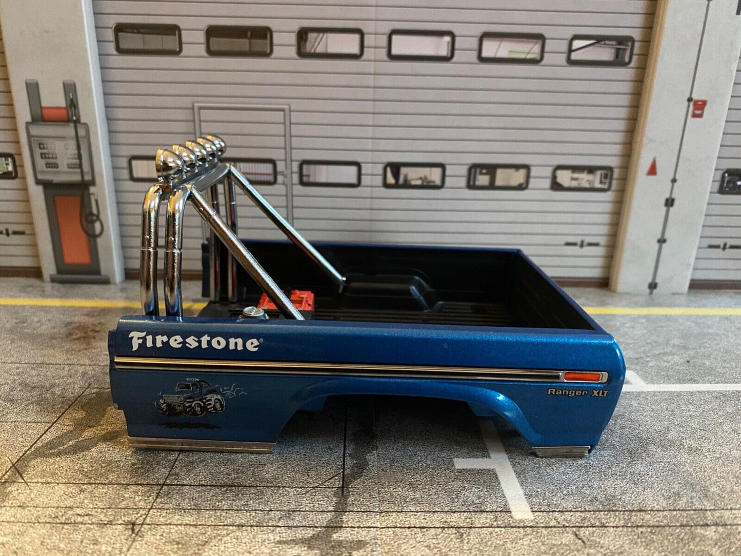 Ford F-250 XLT Ranger Ladefläche Heckaufbau Monster Truck Ersatzteil Umbau 1:18