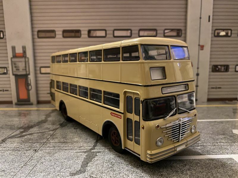 Büssing D2U BVG Bus Berlin Vorserienmuster Sample Muster Modell Minichamps 1:43