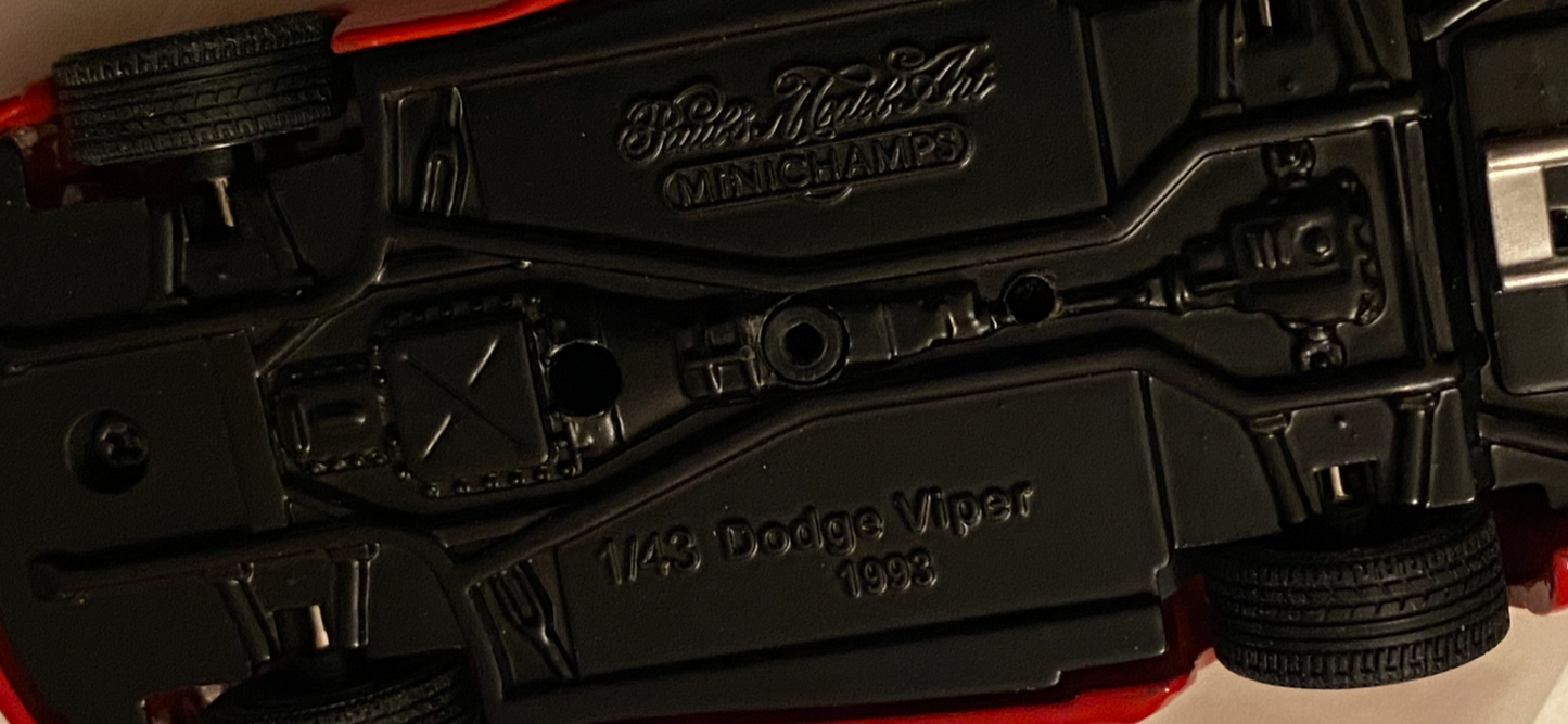 Dodge Viper RT/10 mit Double Bubble Hardtop "Ketchup & Mustard" 1:43