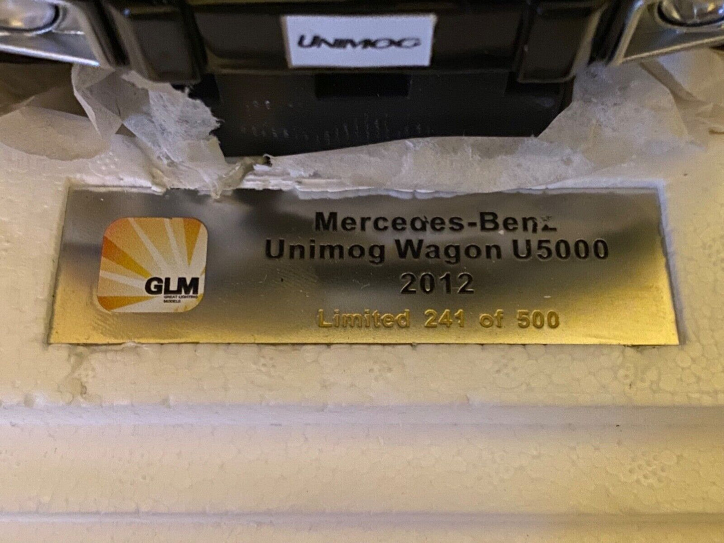 Mercedes Benz Unimog U5000 2012 GLM U 5000 schwarz in OVP black in box 1:18