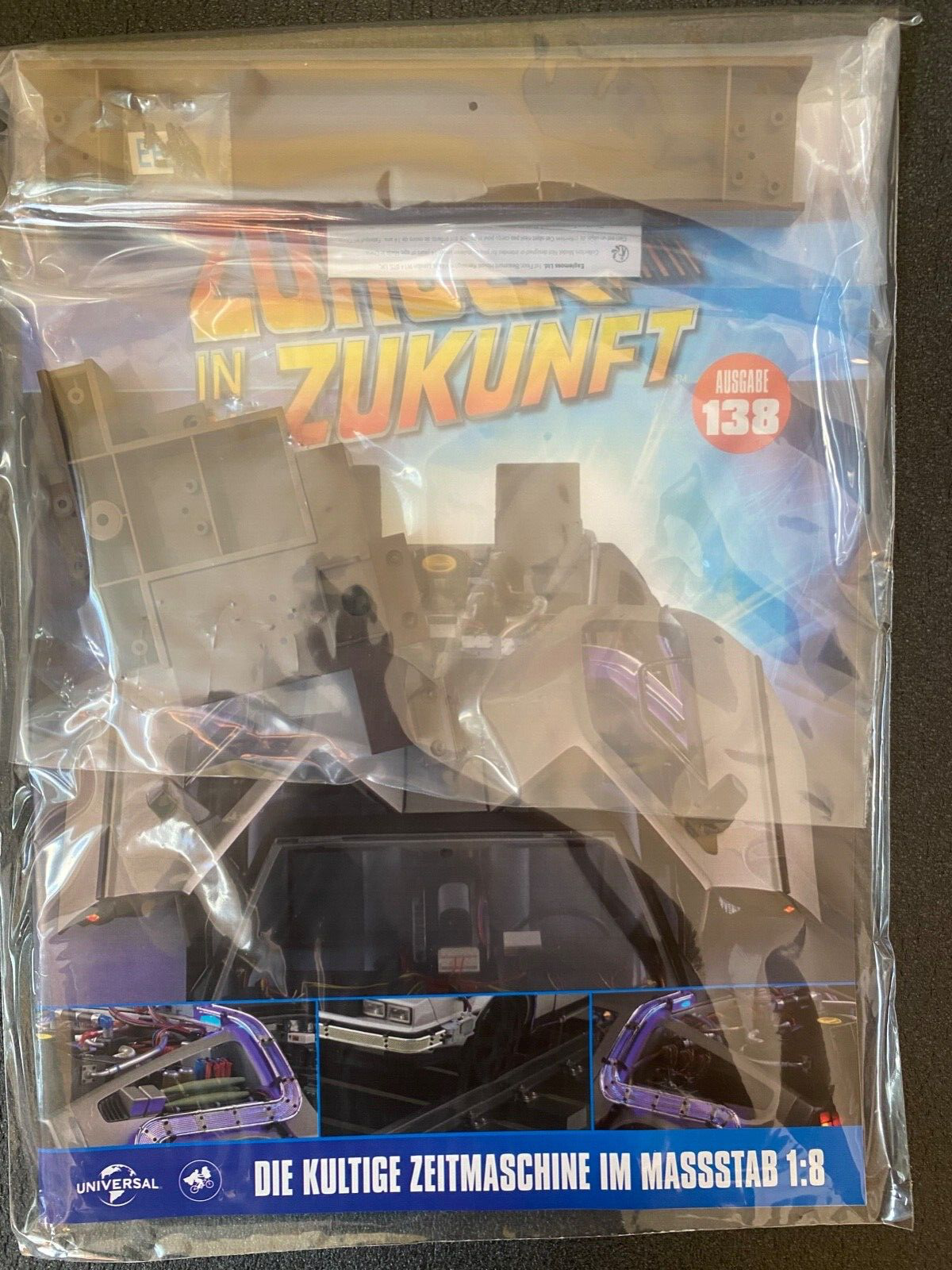 Bau den DeLorean Ausgabe Nr. 138 "Railroad Version" Eaglemoss NEU new 1:8