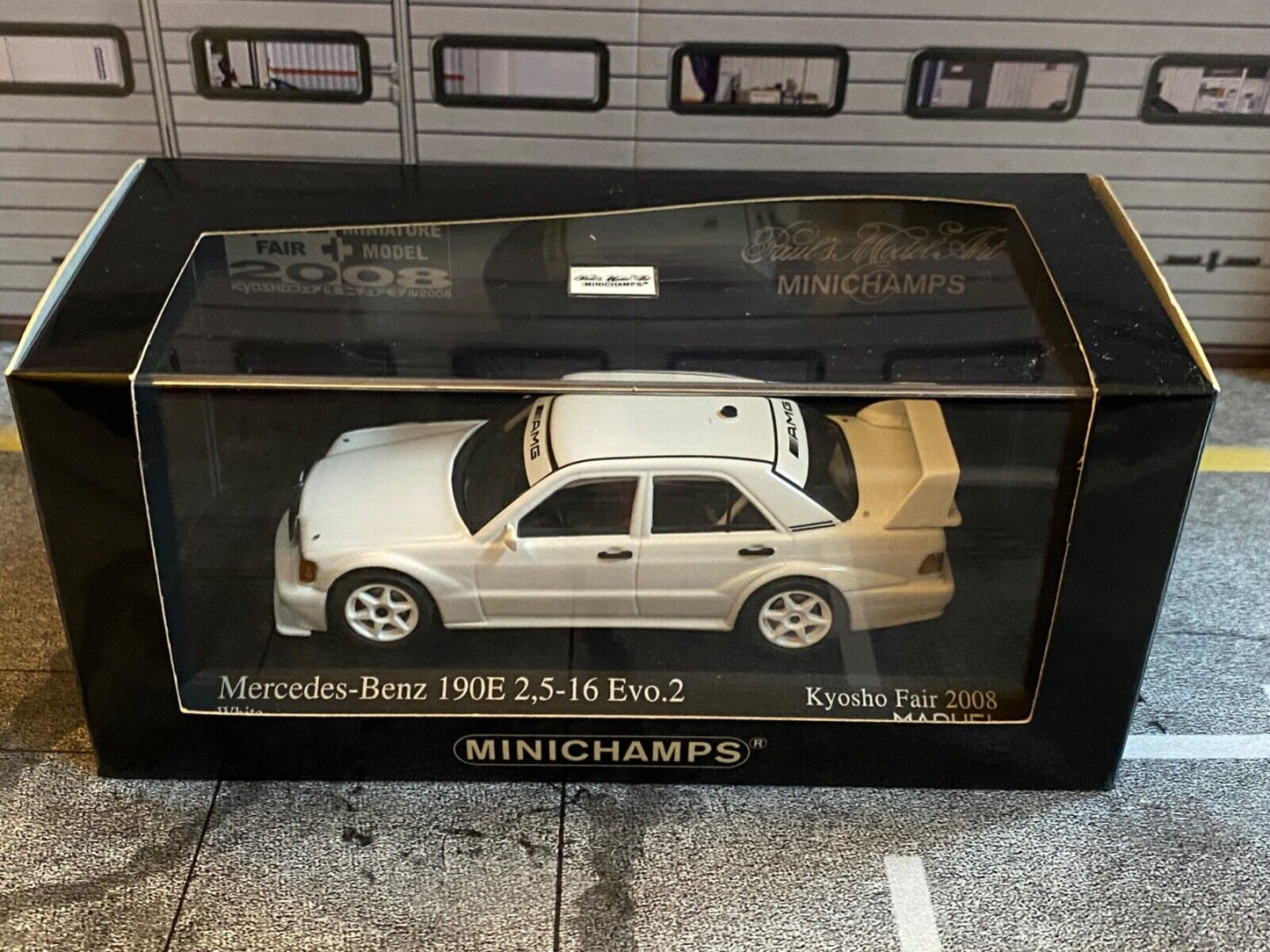Mercedes Benz 190E 2.5-16V Evo2 Minichamps Kyosho Toy Fair 2008 MARUEI 1:43