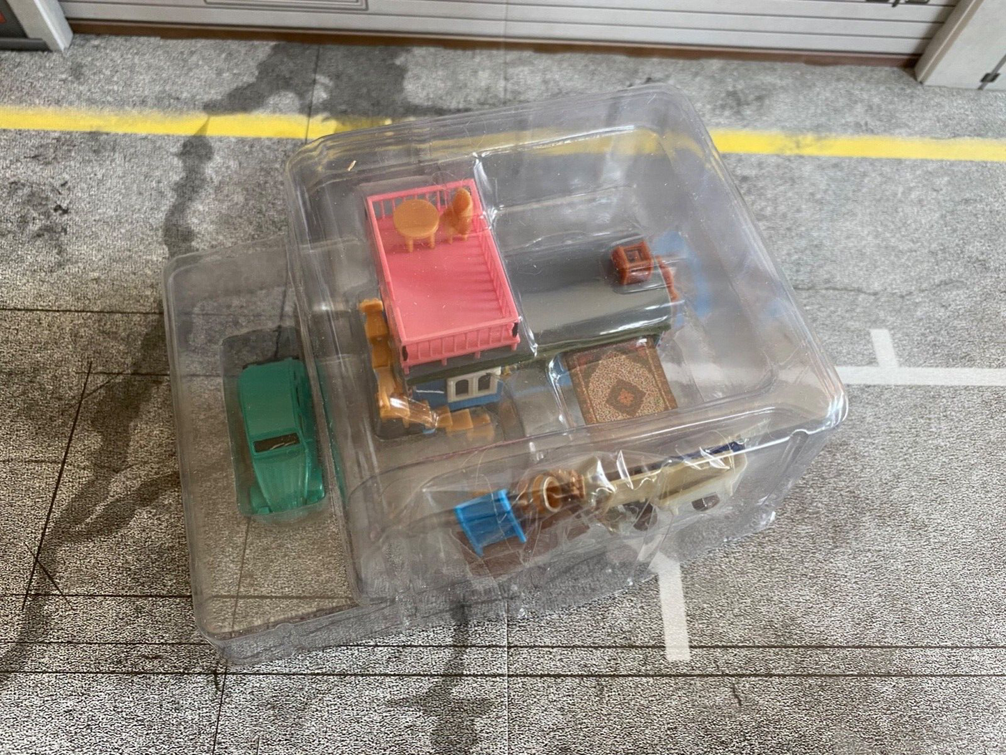 Löwenzahn Bauwagen & Citroen Ente Peter Lustig Herpa 152181 gebraucht H0 1:87