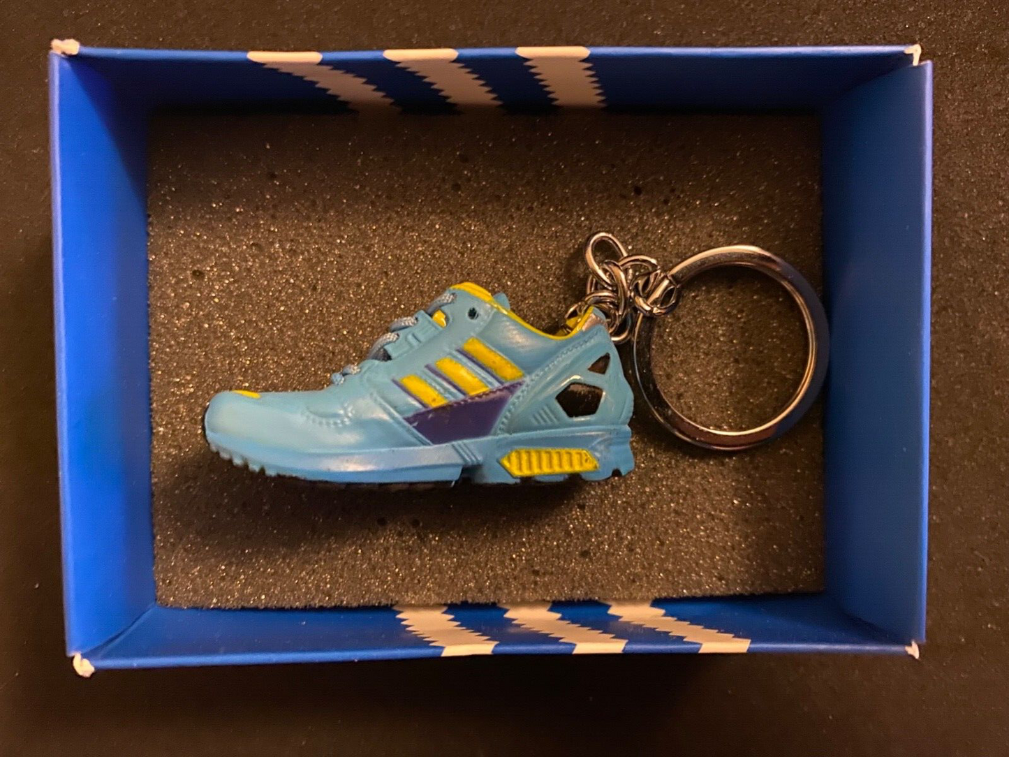 Adidas ZX 8000 Aqua Schlüsselanhänger Schuh Keyholder Keychain Keyring MIni Shoe