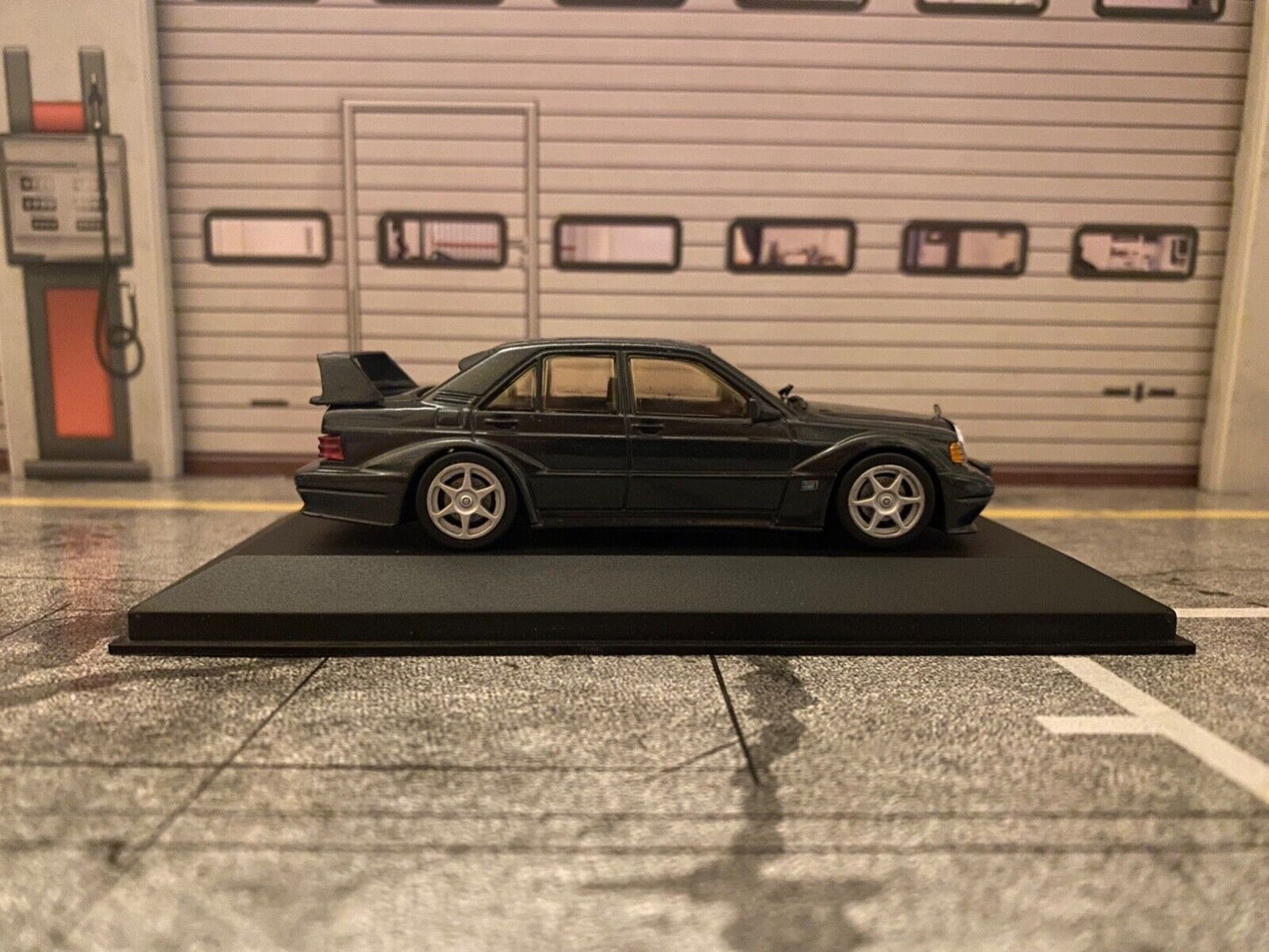 Mercedes Benz 190E 2.5-16V Evo2 Blue Black Met. Minichamps 3100 B vintage 1:43