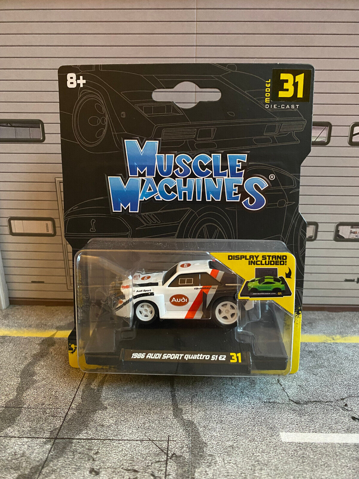 Audi Sport Sport Quattro S1 Maisto Muscle Machines RARE DEALER VERSION new 1:64