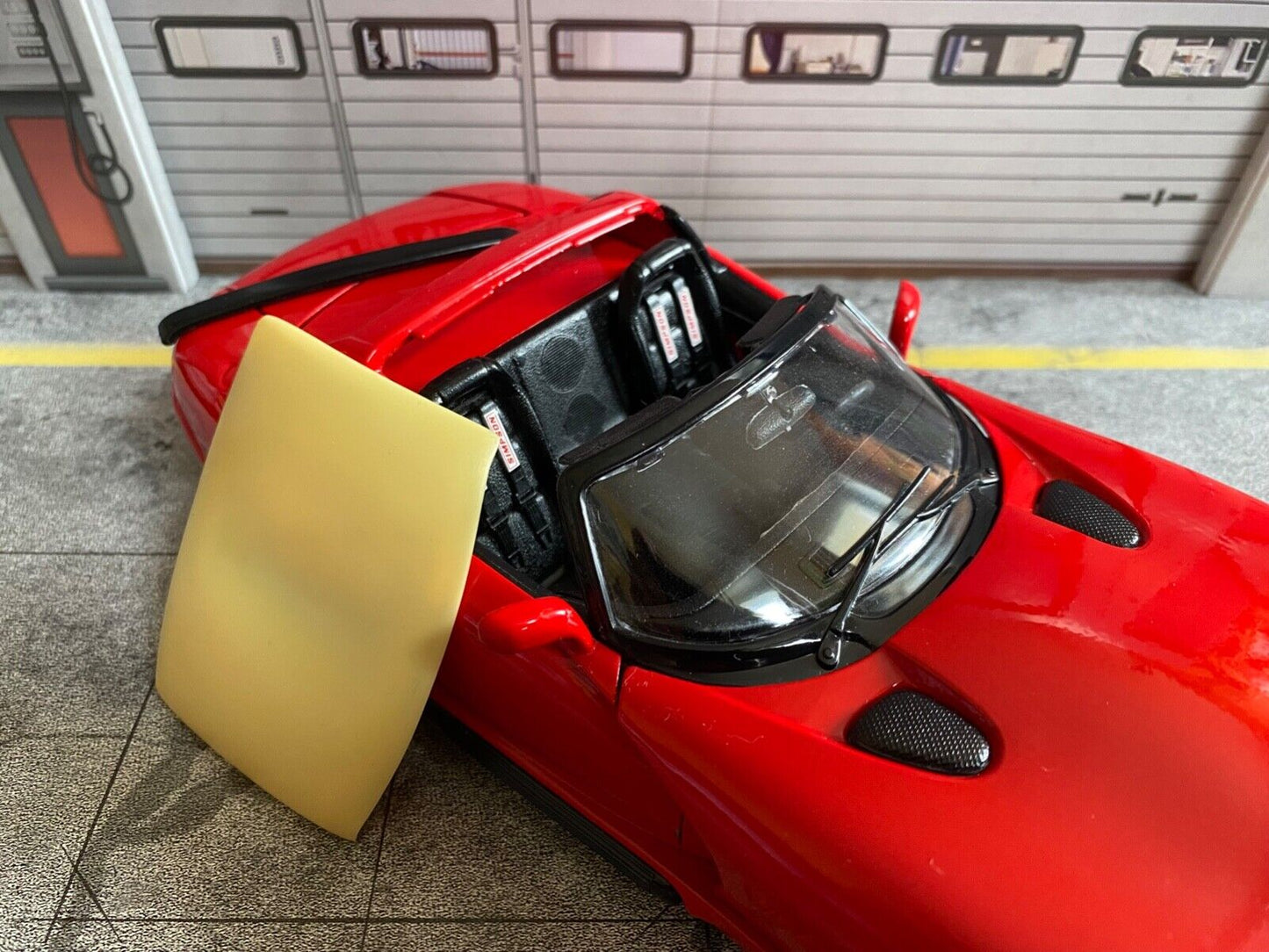 Double Bubble Hardtop für Dodge Viper RT/10 Resin unlackiert Diorama Tuning 1:18