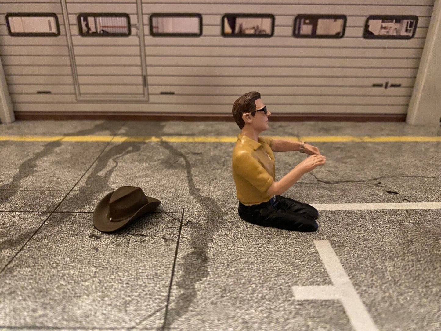 Cowboy Fahrer Figur Driver Figure Fahrerfigur Trucker für Lkw Truck Vers. C 1:18