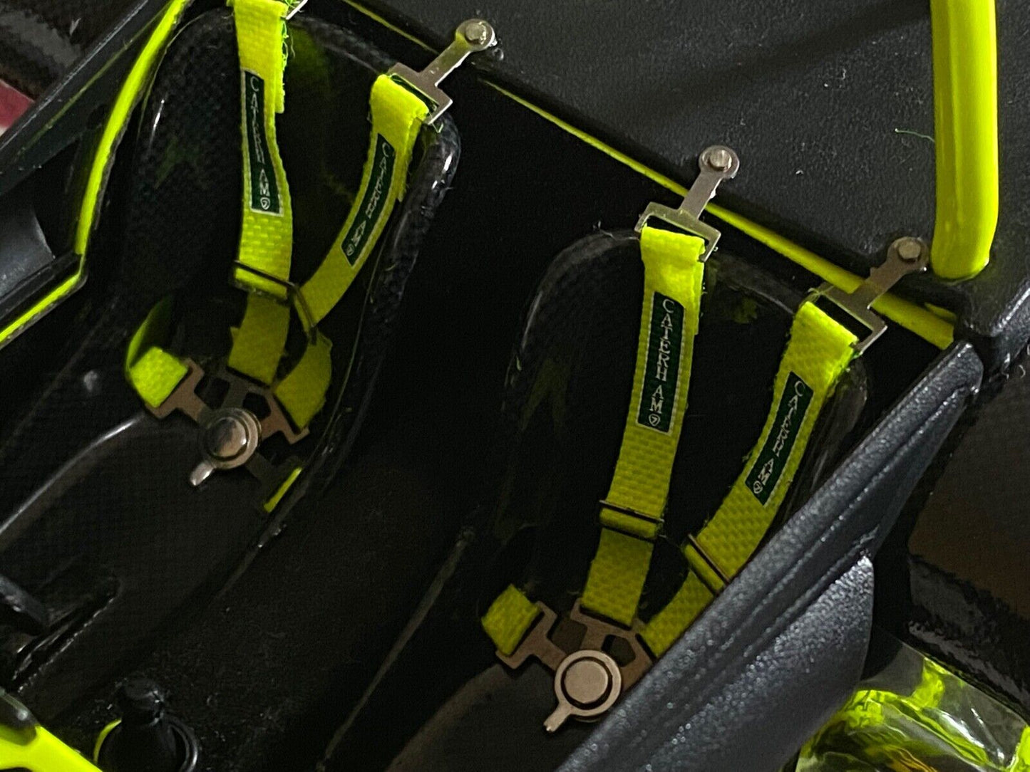 Caterham Super Seven JPE Lotus High End Edition mit Carbon Kotflügel Kyosho 1:18