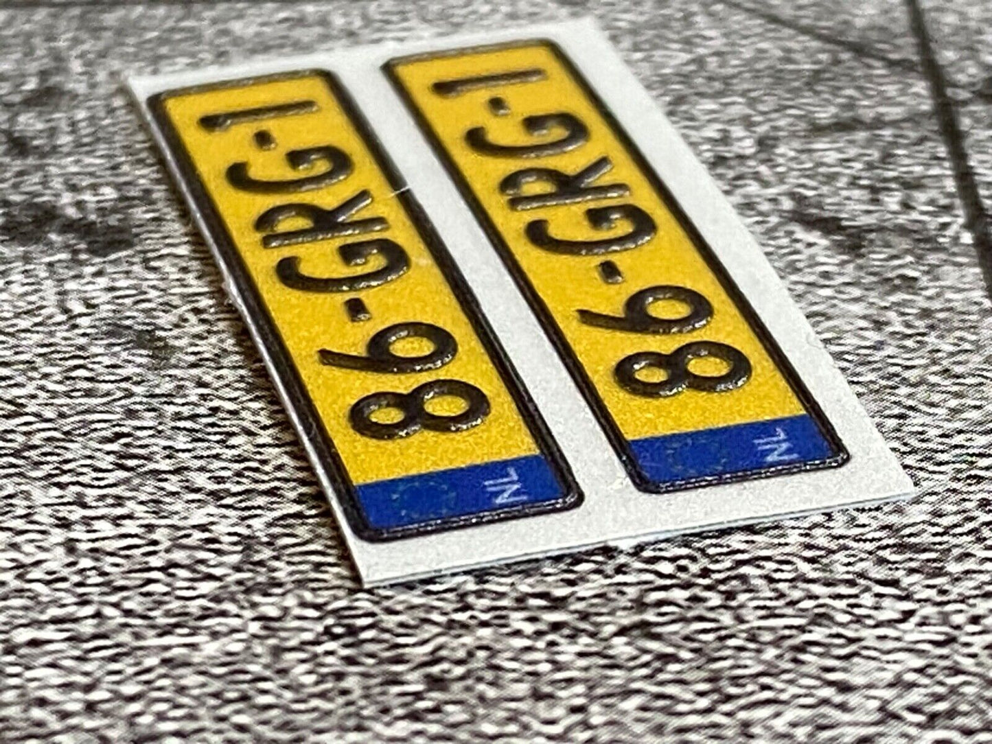 Niederlande Kennzeichen für Opel Manta B Maaskantje New Kids Turbo Nitro 1:18