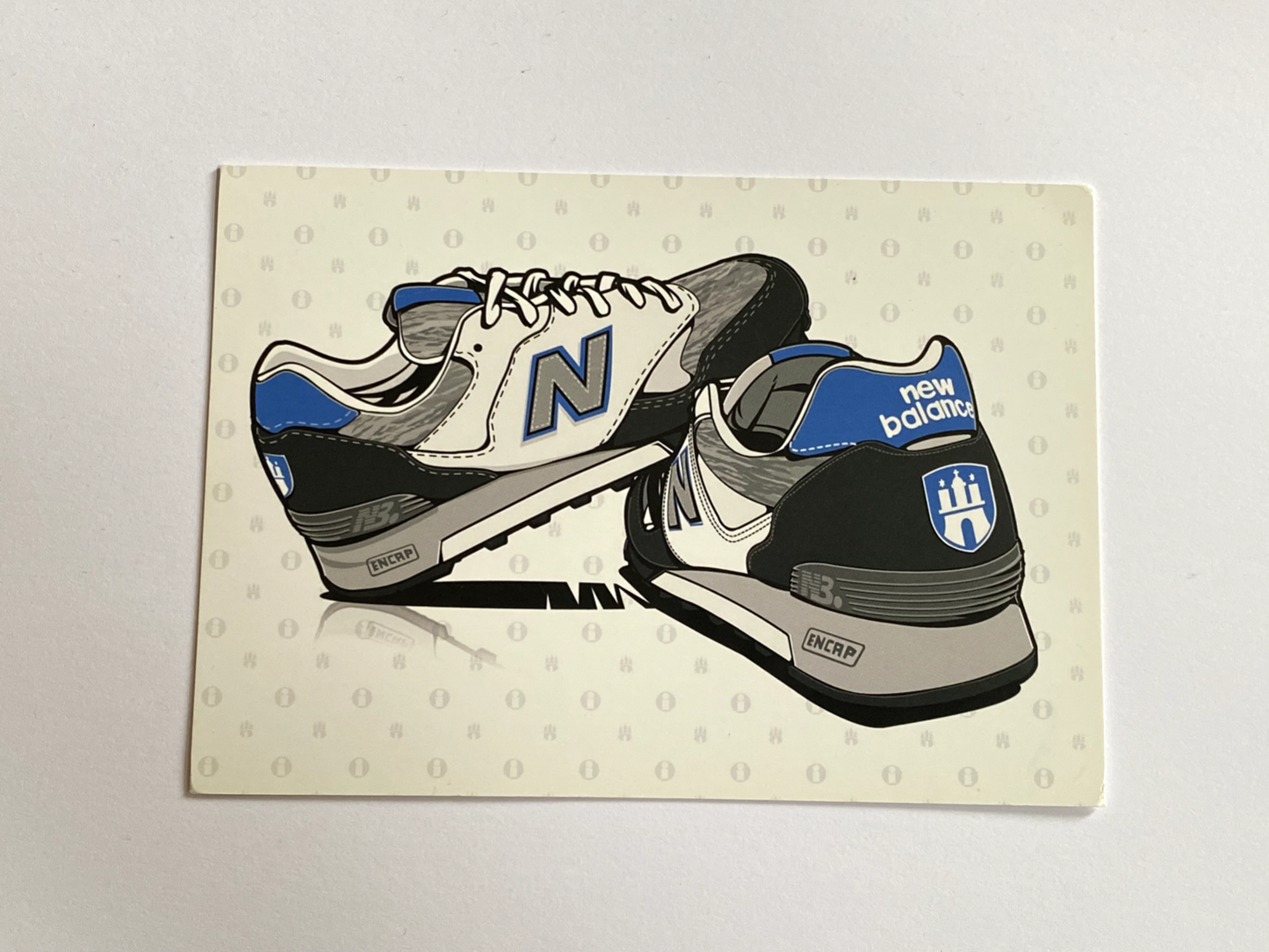 Postkarte vom New Balance 577 Thomas i Punkt Hamburg Prototyp Postcard Prototype