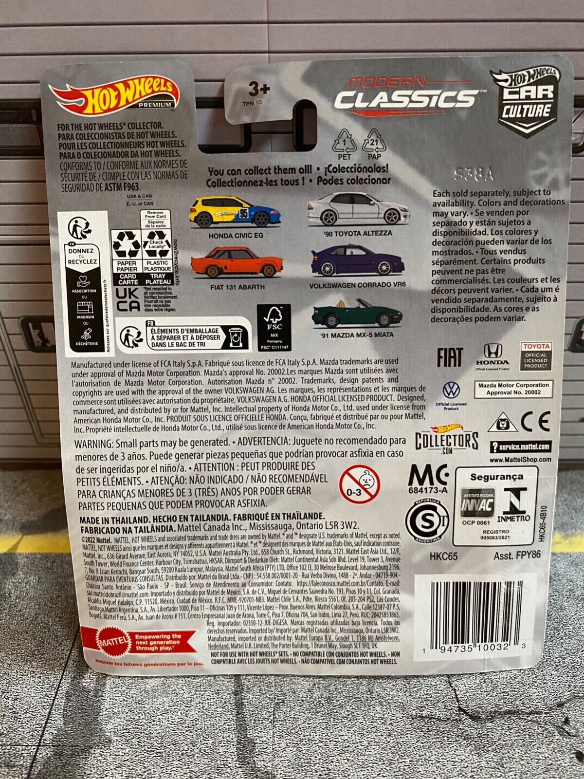 VW Corrado VR6 Pre-Production Custom Real Riders Hot Wheels 1:64