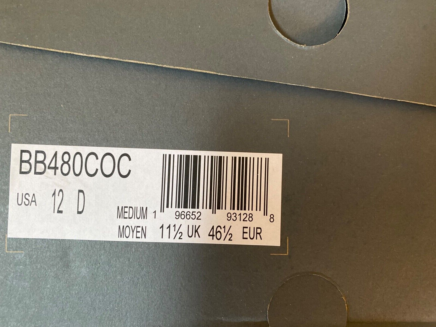 New Balance BB480COC Hi THE PRIDE Basketball 480 High US 12 UK 11,5, EUR 46,5