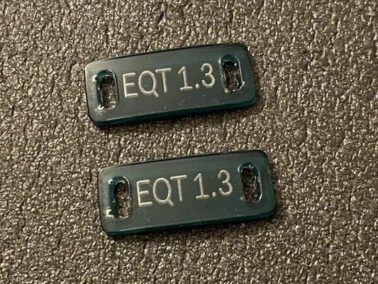 Lace Tags vom Adidas EQT Support 1.3 Equipment in grün SELTEN & NEU