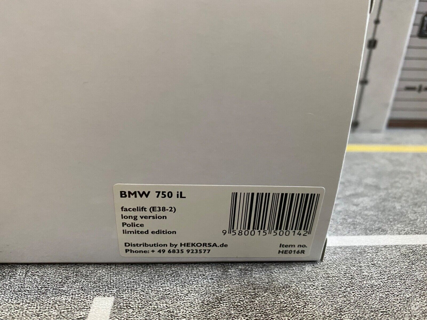 BMW 750 iL (E38-2) Polizei Berlin Premium X-Modell 7er Sondermodell Neu  1:43