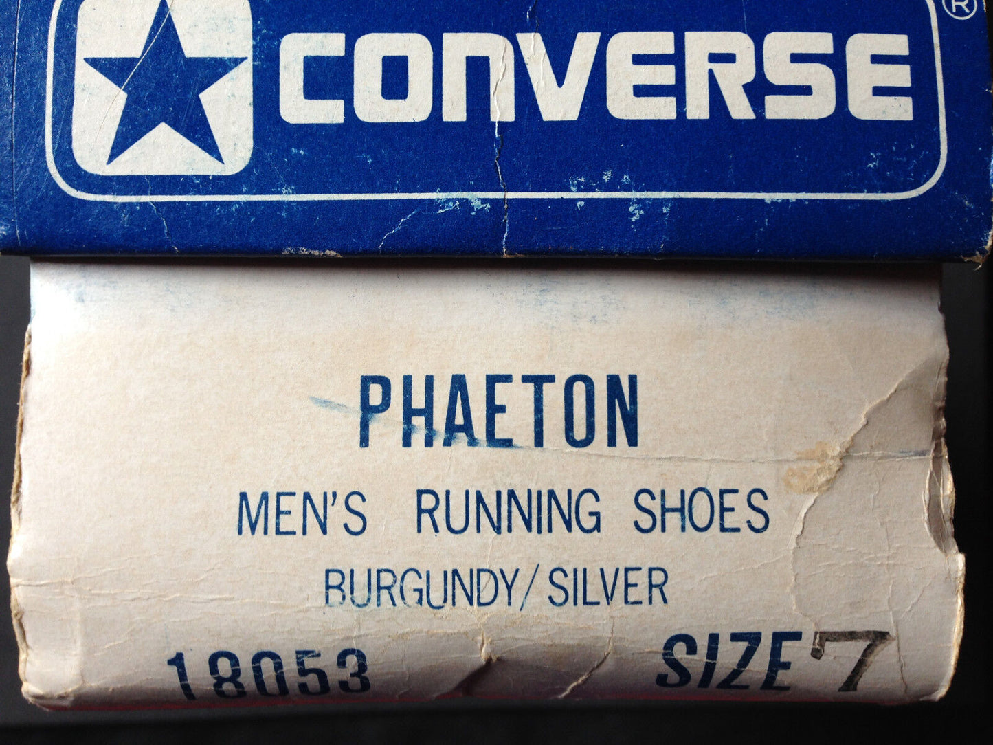 Converse Phaeton red mens running shoes vintage 1982 new in box US 7 UK 6 EUR 40