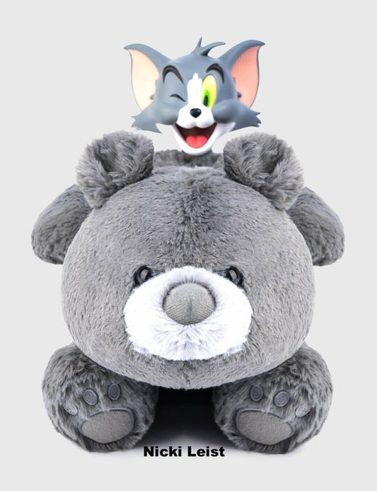 Tom & Jerry Plüsch Teddy Teddybär mit abnehmbaren Kopf komplett beweglich 30cm
