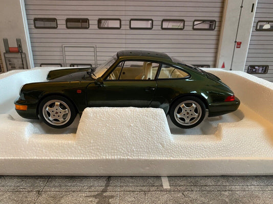 Porsche 911 Carrera 4 1992 Typ 964 Oakgrün Oakgreen ASIA EXCLUSIVE Norev 1:18
