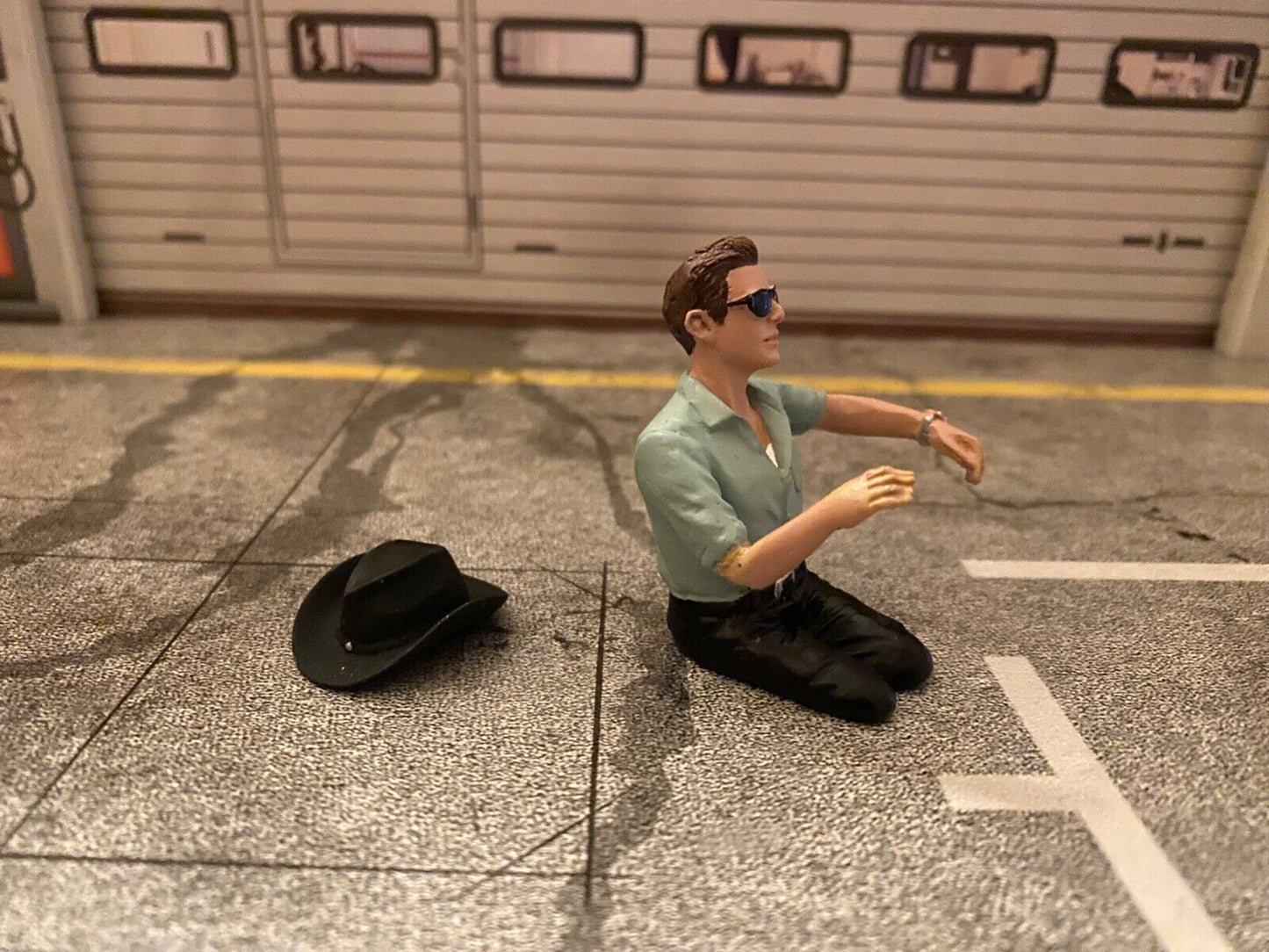 Cowboy Fahrer Figur Driver Figure Fahrerfigur Trucker für Lkw Truck Vers. A 1:18