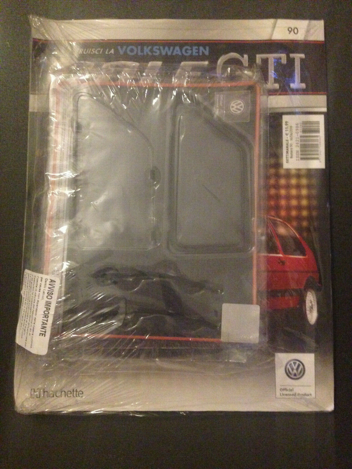 VW Golf 2 GTI Ausgabe Nr.90 hinteres Seitenfenster rechts Hachette NEU new 1:8