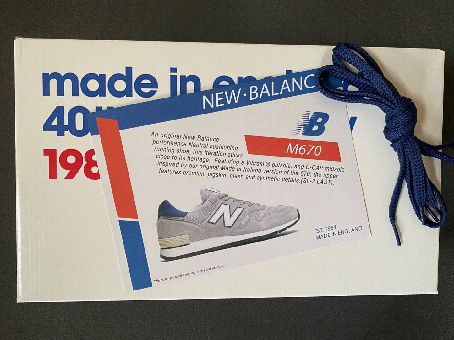 NEW BALANCE M670UKF 670 vintage colourway US 11,5 UK 11 EUR 45,5 passt wie US 12