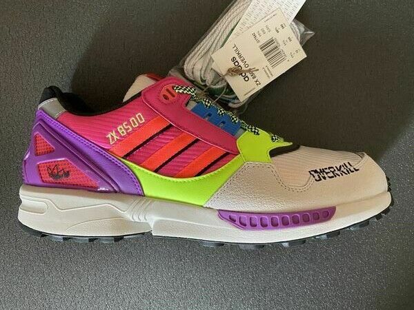 Adidas ZX 8500 x Overkill GY7642 Graffiti-Box NEU no 8000 US 12 UK 11,5 EUR 46 ⅔