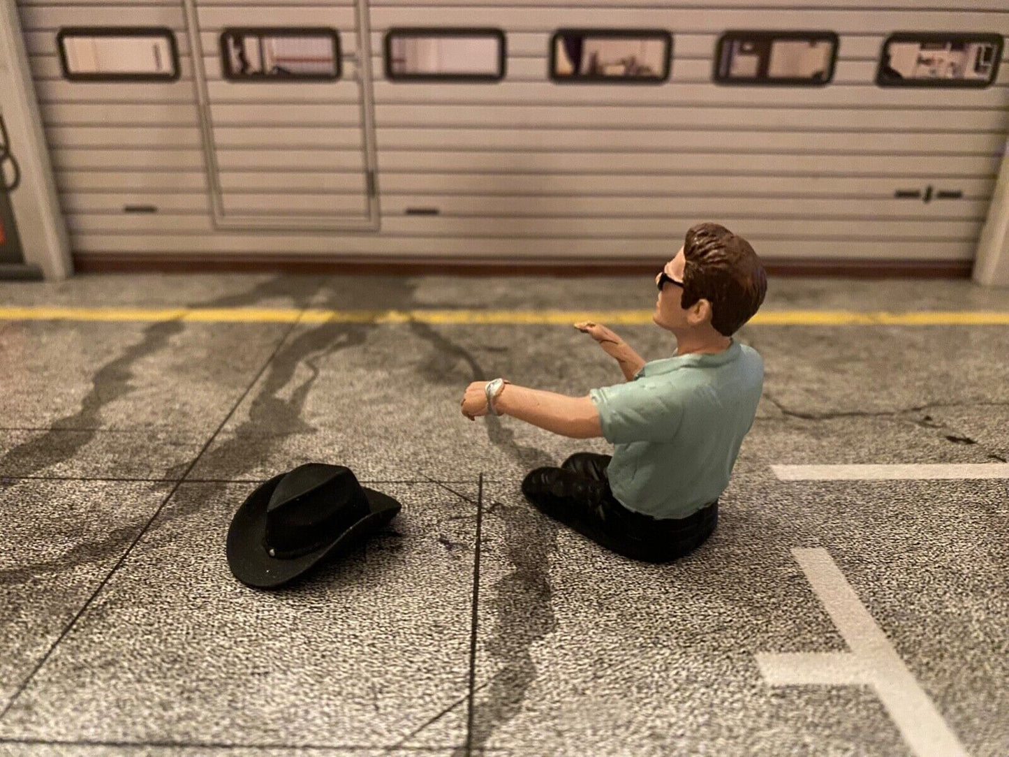 Cowboy Fahrer Figur Driver Figure Fahrerfigur Trucker für Lkw Truck Vers. A 1:18