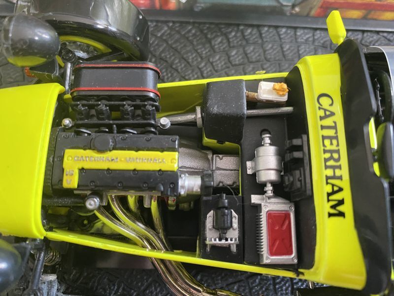 Caterham Super Seven JPE World Record Holder 0-60 MPH Lotus Kyosho Neu new 1:18