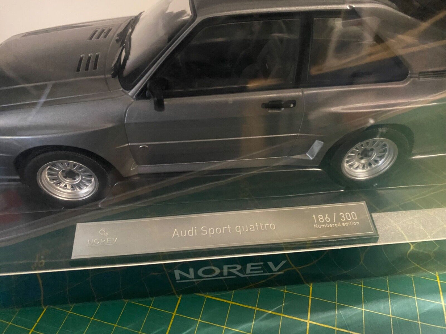Audi Sport Quattro 1985 Grey Metallic GB EXCLU WEB 186 von 300 188312 Norev 1:18