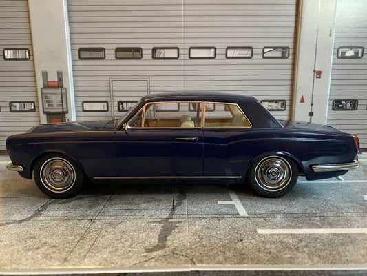 Rolls Royce Silver Shadow MPW-2 Door Coupe blue Thomas Crown Steve McQueen 1:18