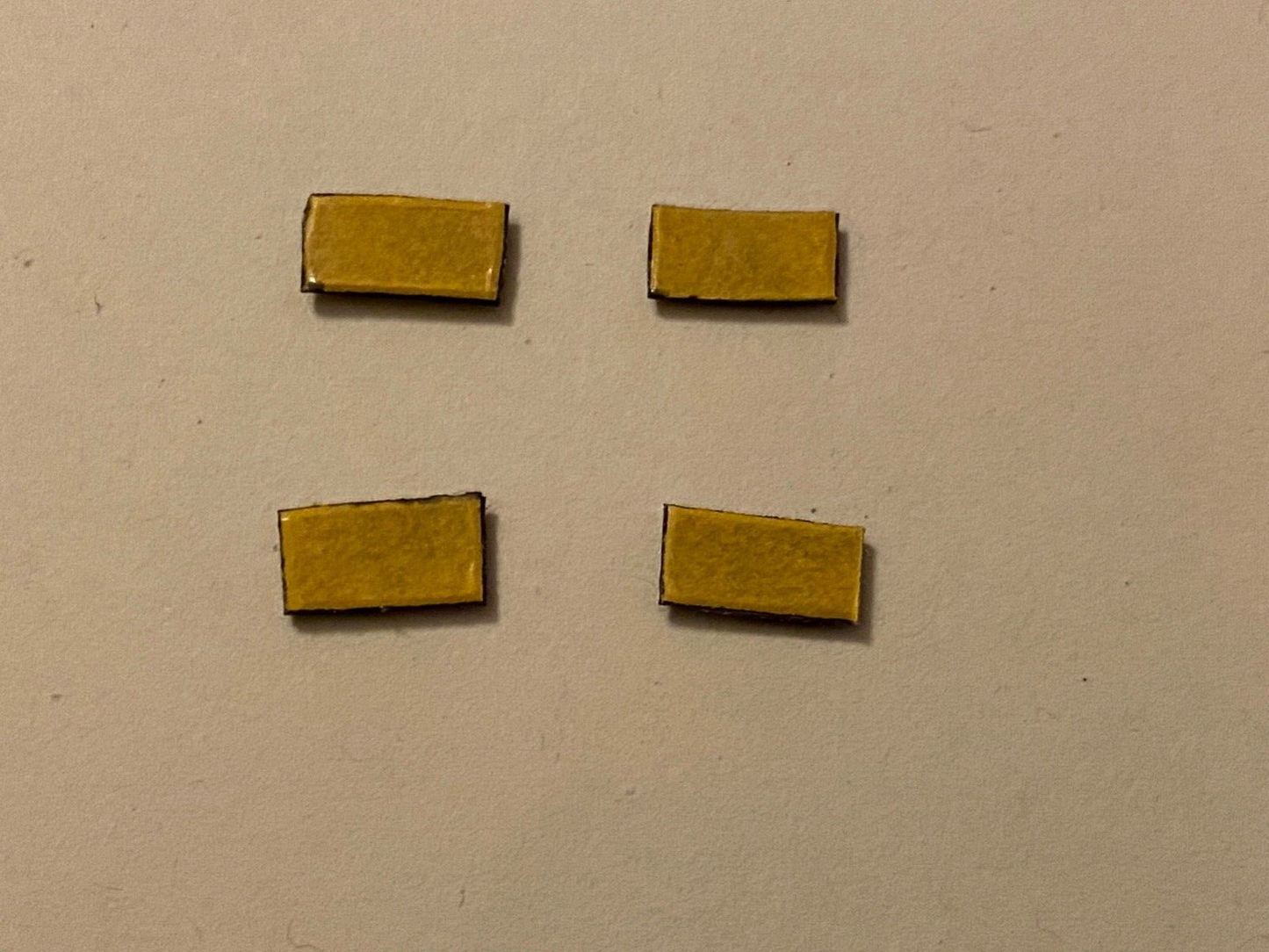 Vier US-Seitenbegrenzungsleuchten Side Marker Diorama Code 3 Tuning 1:18