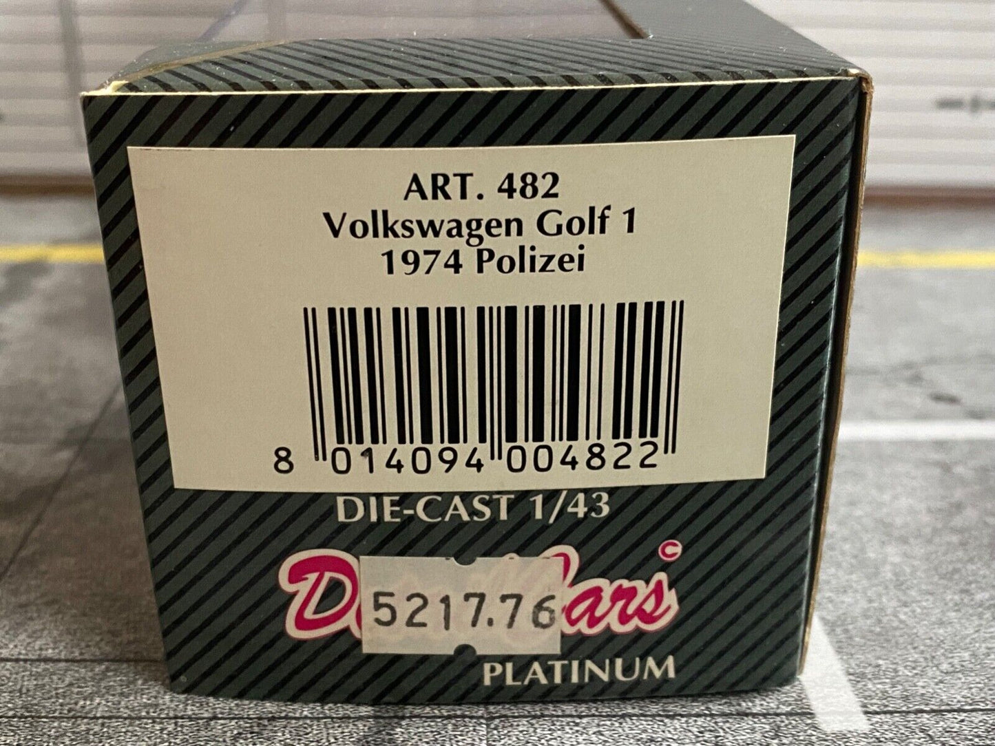 VW Golf 1 (Typ 17) Polizei 1974 DetailCars 482 Neu in OVP 1:43