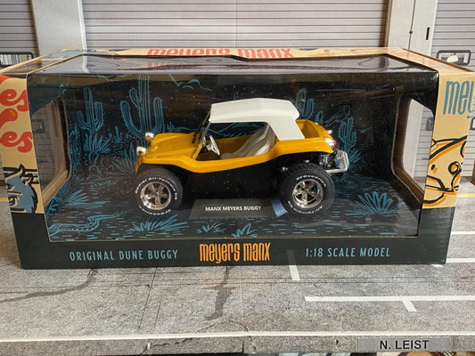 Bruce Meyers Manx Dune Buggy ´68 Mexican 1000 Rally Special Edition yellow 1:18
