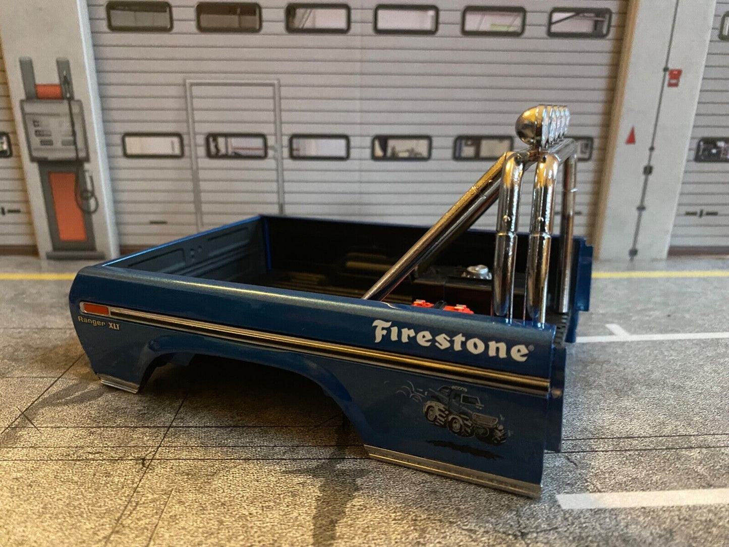 Ford F-250 XLT Ranger Ladefläche Heckaufbau Monster Truck Ersatzteil Umbau 1:18