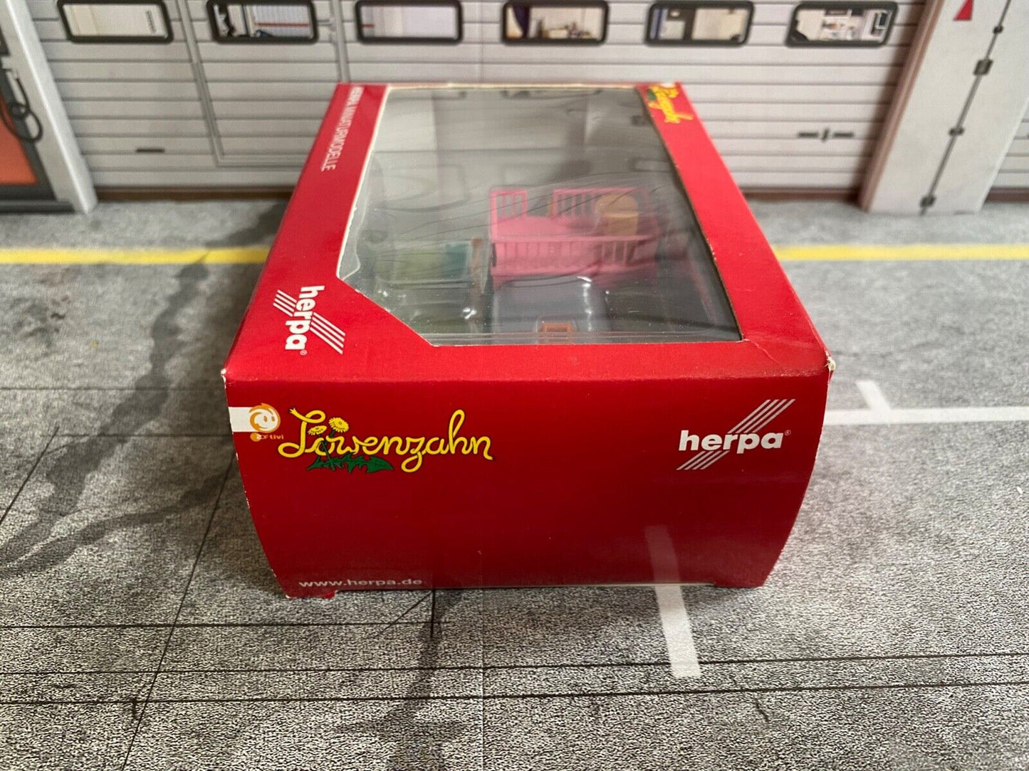 Löwenzahn Bauwagen & Citroen 2CV Ente Peter Lustig Herpa 152181 neu OVP H0 1:87