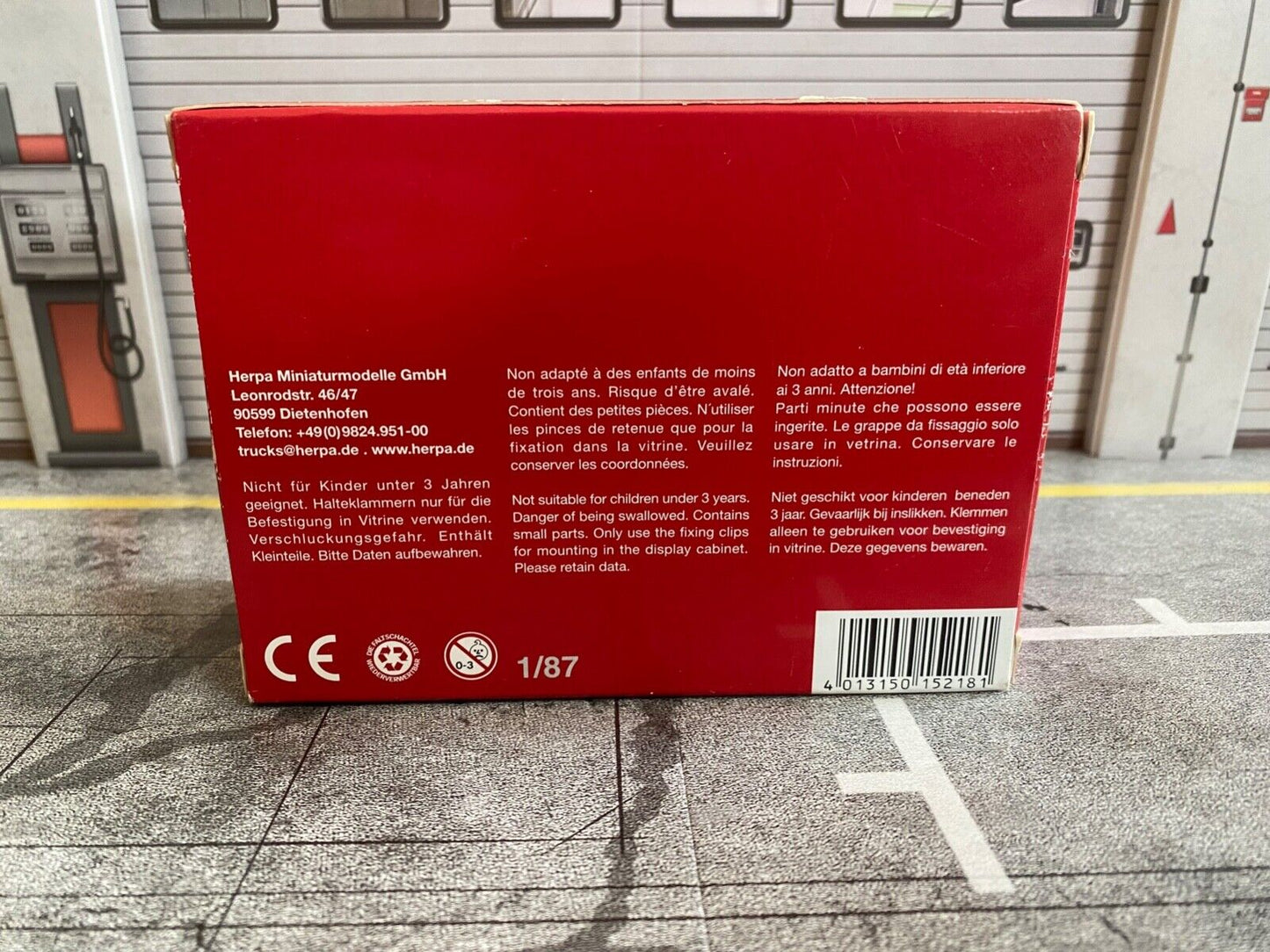 Löwenzahn Bauwagen & Citroen Ente Peter Lustig Herpa 152181 gebraucht H0 1:87