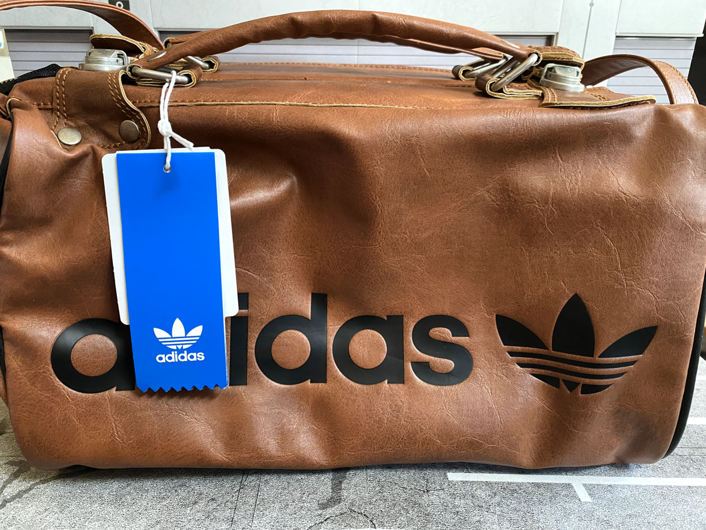 Adidas Archive Bag Retro Mini Tasche ca. 33x20x19 cm braun selten rare Neu new
