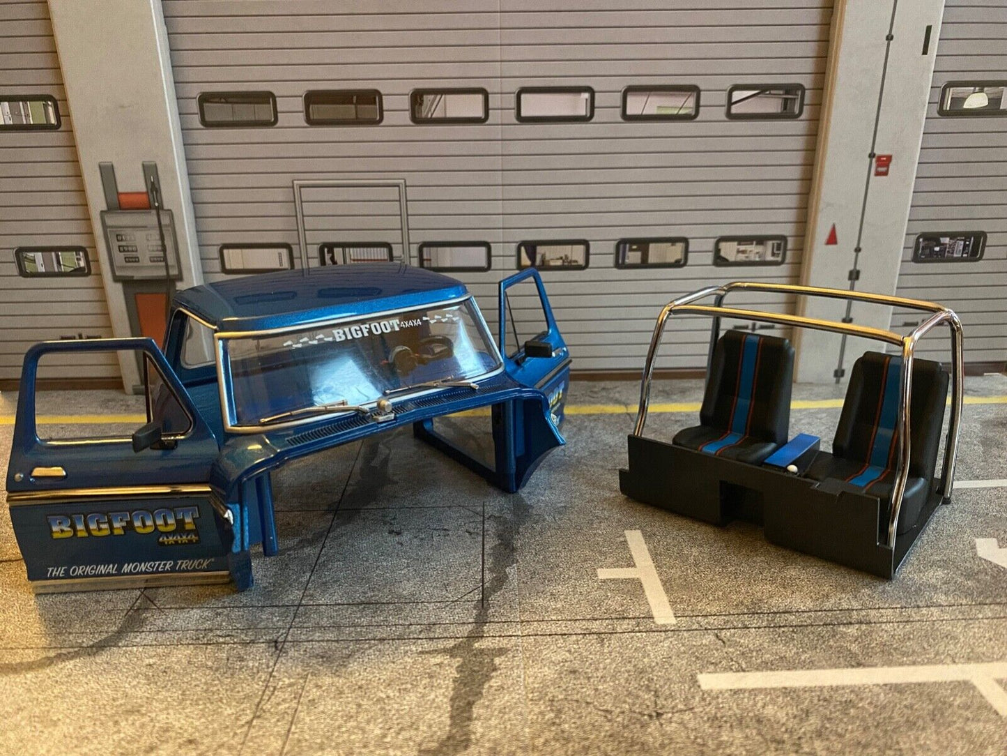 Ford F-250 Ranger Führerhaus Fahrerkabine Monster Truck Ersatzteil Umbau 1:18