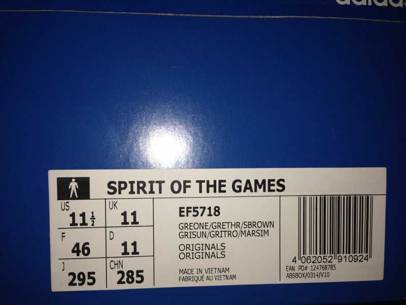 Adidas SPIRIT OF THE GAMES LA 84 Olympia EF5718 vintage cw US 11,5 UK 11 FR 46