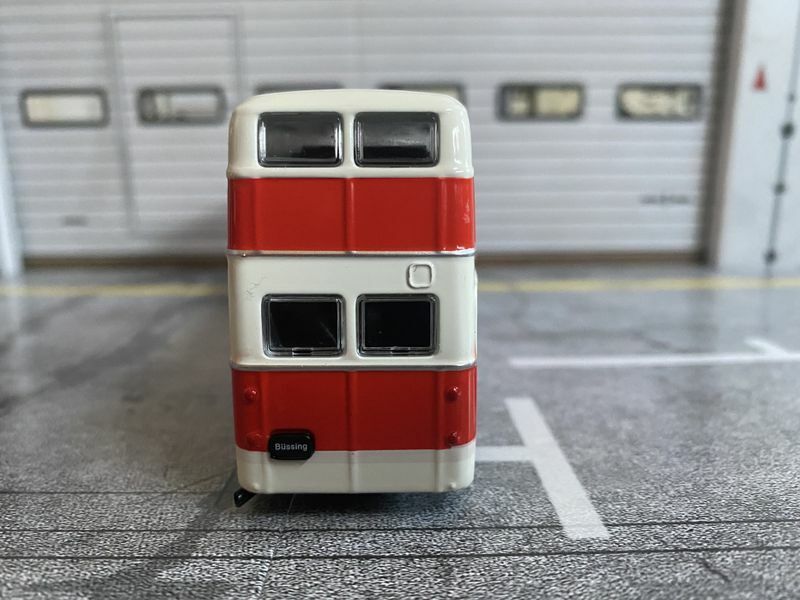 Büssing D2U MZK Polska Doppeldeckerbus Polen Bus ehem. BVG Bus Berlin neu 1:72