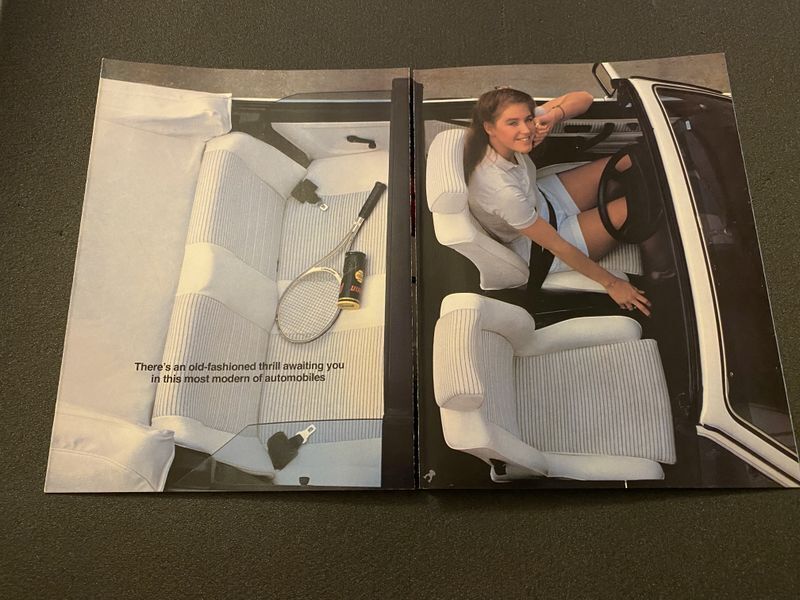 VW Golf 1 Cabriolet Cabrio Typ 155 Prospekt US Rabbit Convertible Wolfsburg Edt.