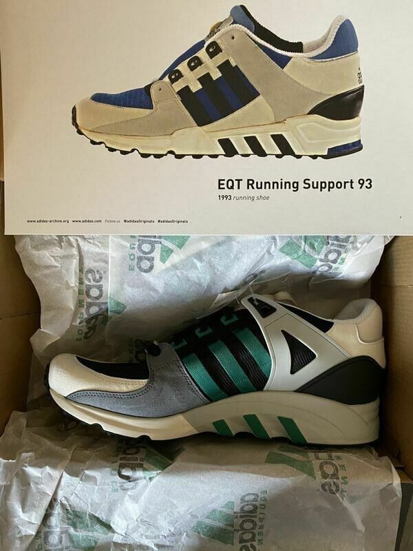Adidas EQT Equipment Running Support 93 D67729 NEU von 2013 US 11,5 UK 11 EU 46