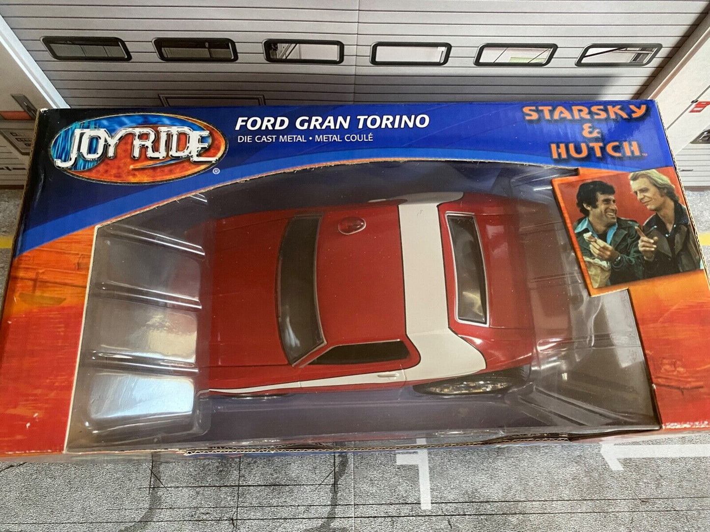 1976 Ford Gran Torino Starsky & Hutch ERTL Joyride Dragster Comic Style Neu 1:24