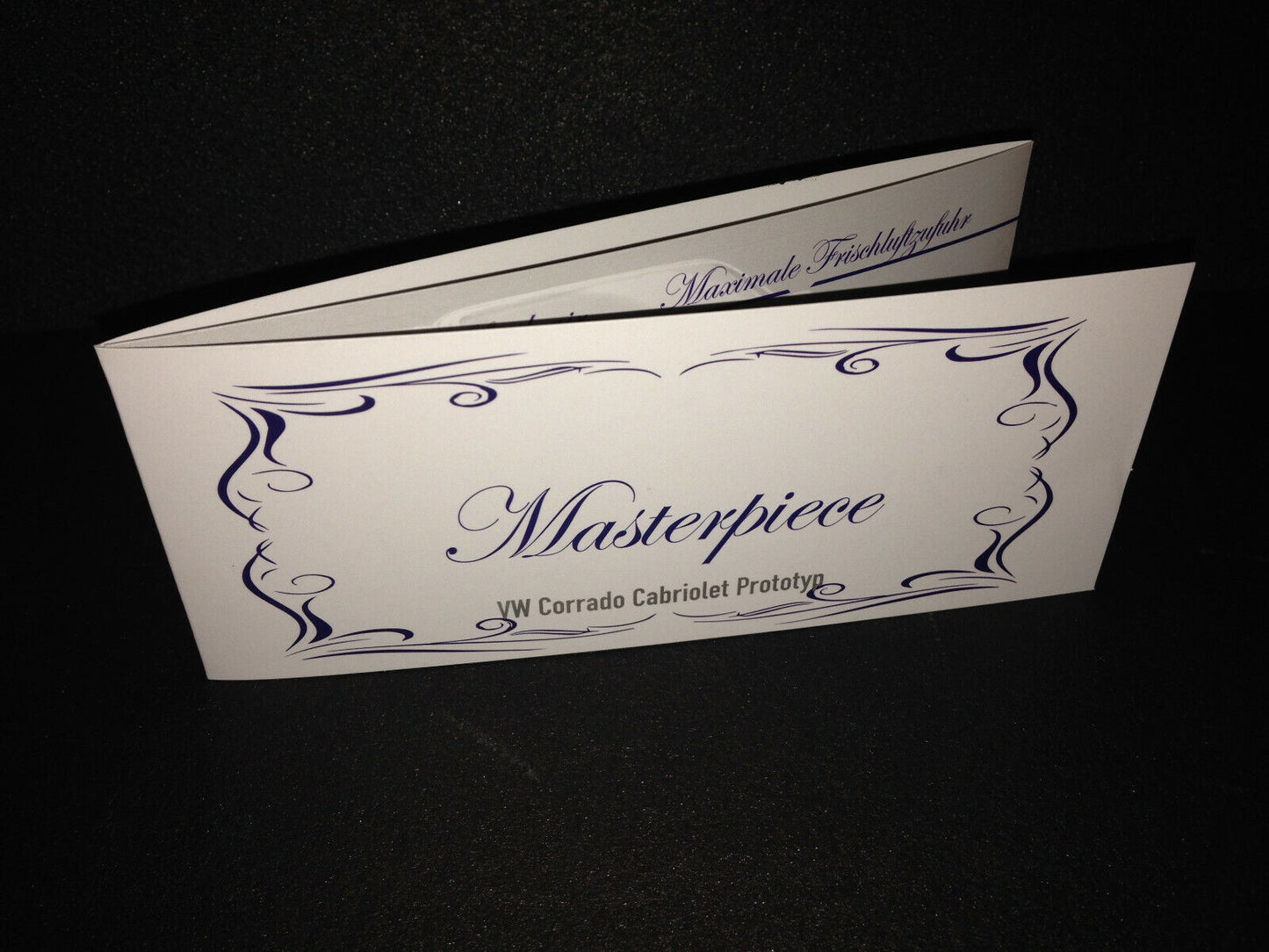 VW Corrado Cabriolet Prototyp #035 von 333 AutoCult Masterpiece neu in OVP 1:43