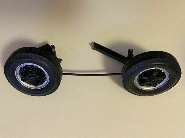 2 Räder Felgen Reifen für Lkw GMC 6000 Chevrolet C65 Highway61 Diorama 1:16 1:18